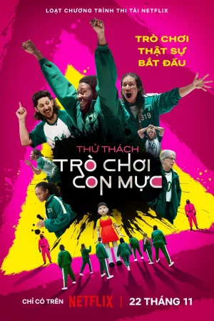 Poster of Thử thách Trò chơi con mực