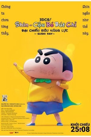 Shin Cậu Bé Bút Chì Đại Chiến Siêu Năng Lực Sushi Bay-New Dimension Crayon Shinchan the Movie Battle of Supernatural Powers Flying Sushi