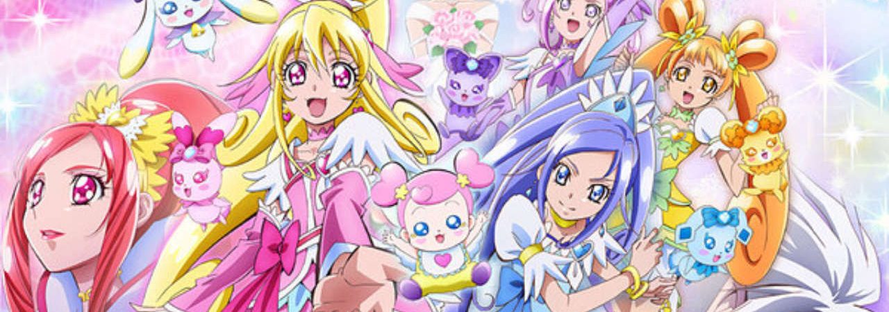 Poster of Eiga Dokidoki Precure Mana Kekkon Mirai Ni Tsunagu Kibou No Dress